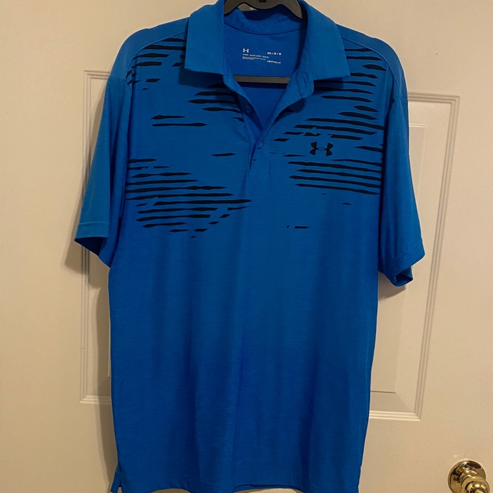 Under Armour Men's Vibrant Blue Polo